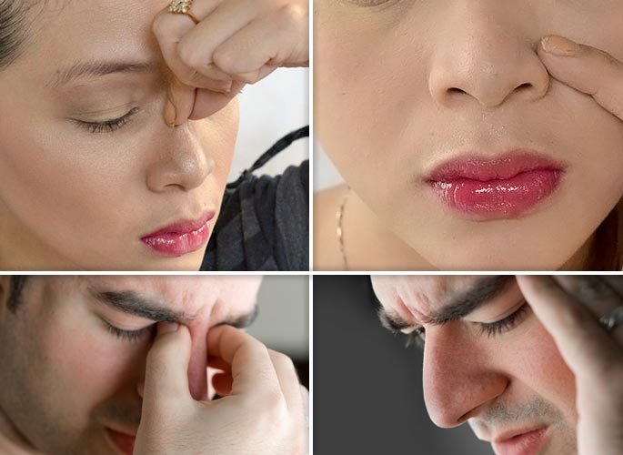 Симптомы при отсутствии выделений из носа