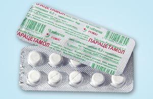 Таблетки парацетамол