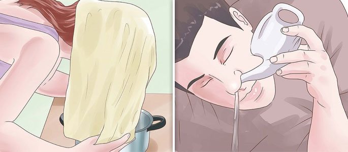 Ингаляции, орошение и промывание носа
