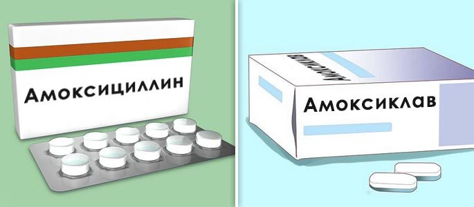 Лекарственные препараты амоксициллин и амоксиклав