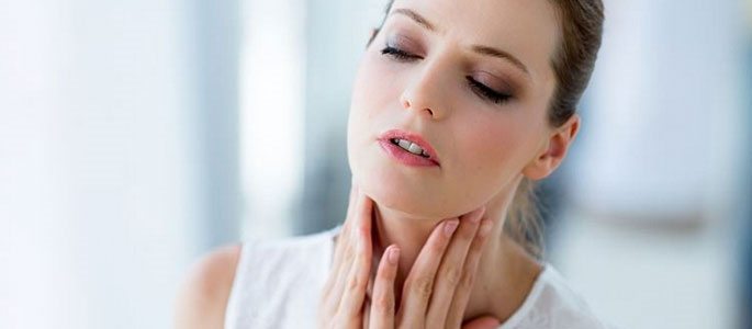 Проявление тонзиллита болью в горле