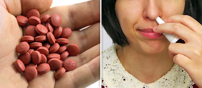 Антибактериальные препараты таблетированной и назальной формы